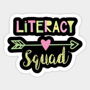 Literacy Squad Sticker